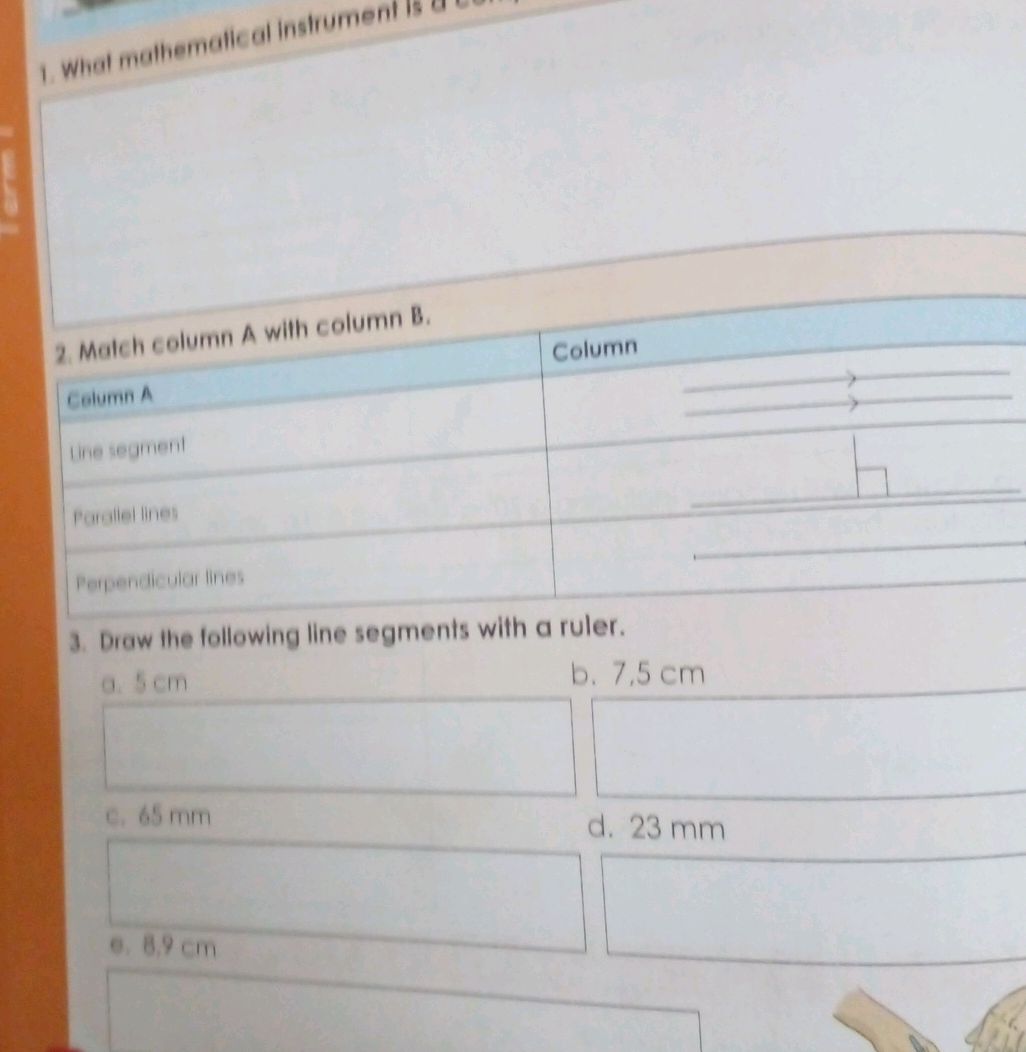 1. What mathematical instrument is a | StudyX