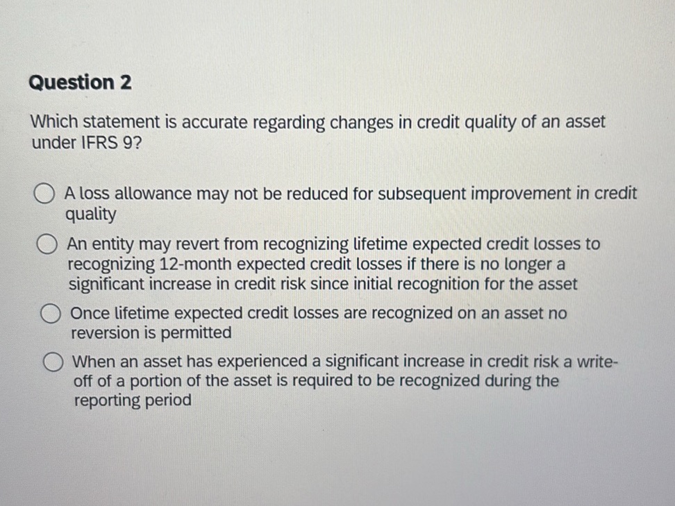 Question 2 Which statement is accurate StudyX