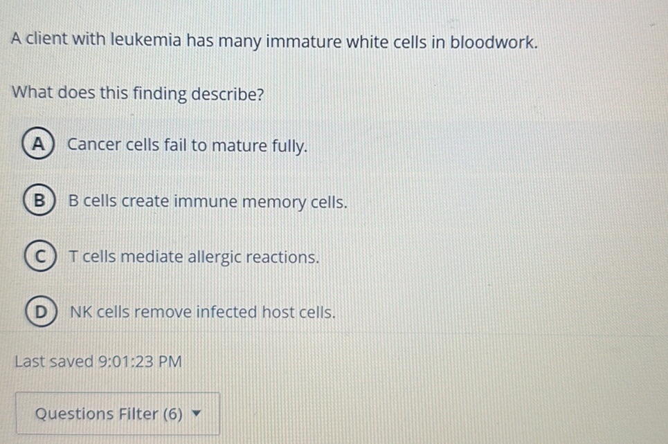 Curated visual reference: Main Leukemia Discovery Client Booked In Theory Veterinary Care Reference: A Client With Leukemia Has Many Immature