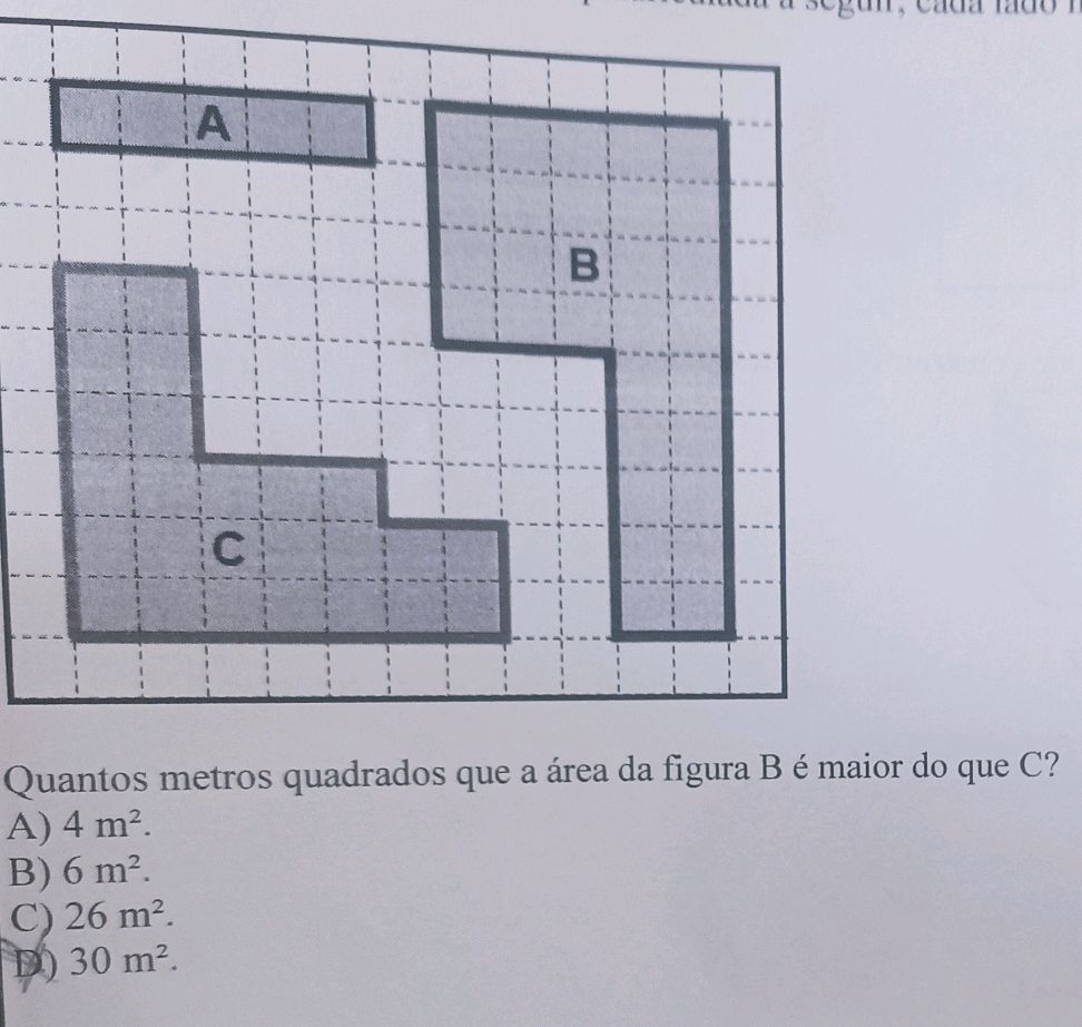 Quantos metros quadrados que a área da | StudyX