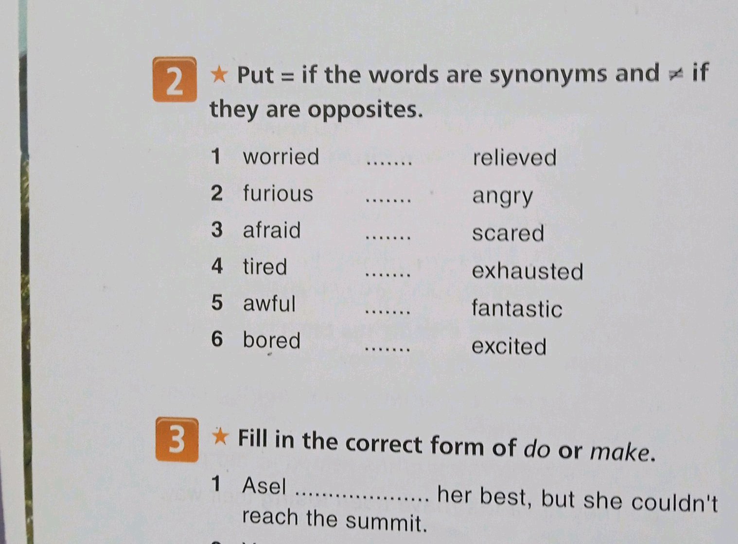 Put = if the words are synonyms and $ $ if | StudyX