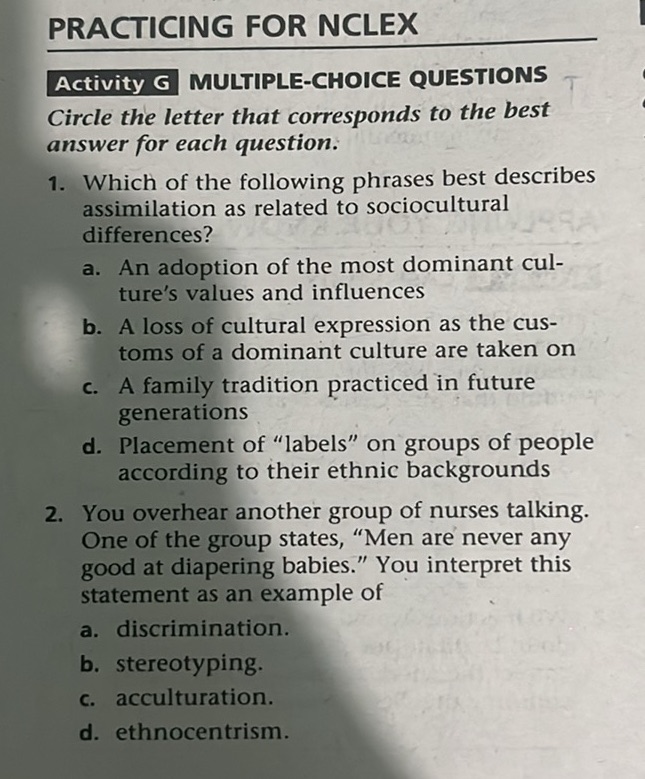 1. Which of the following phrases best | StudyX