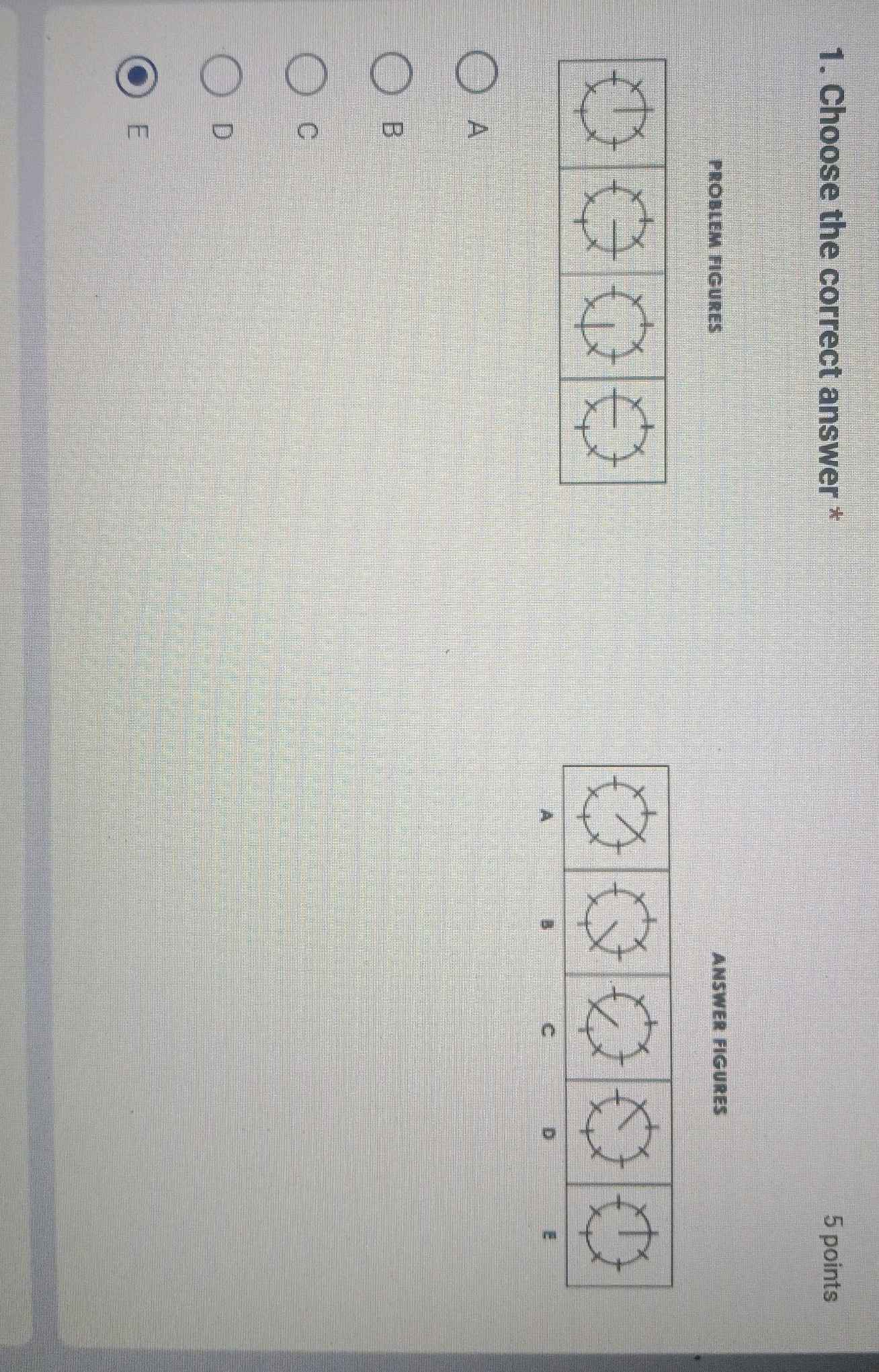 Choose the correct answer * PROBLEM FIGURES | StudyX