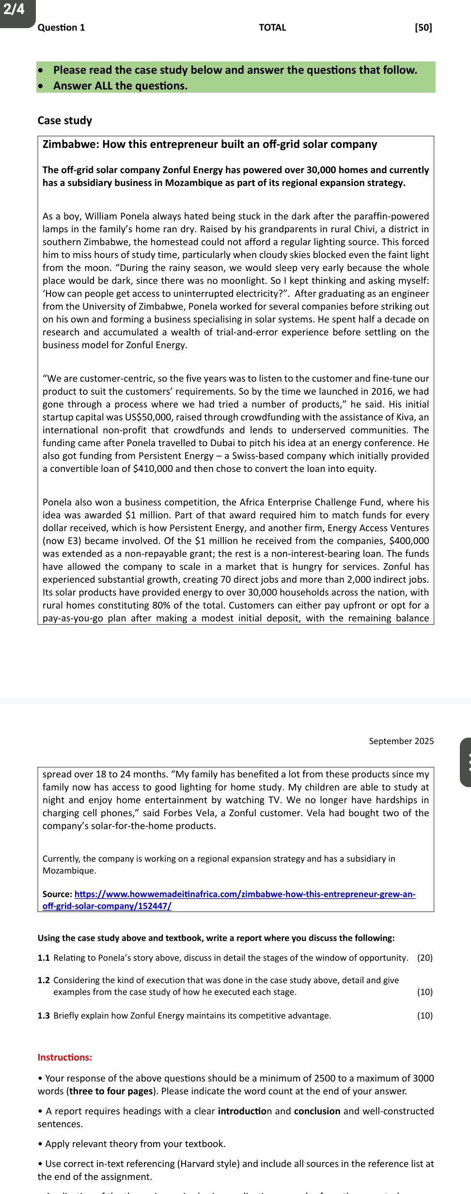 Please read the case study below and answer | StudyX