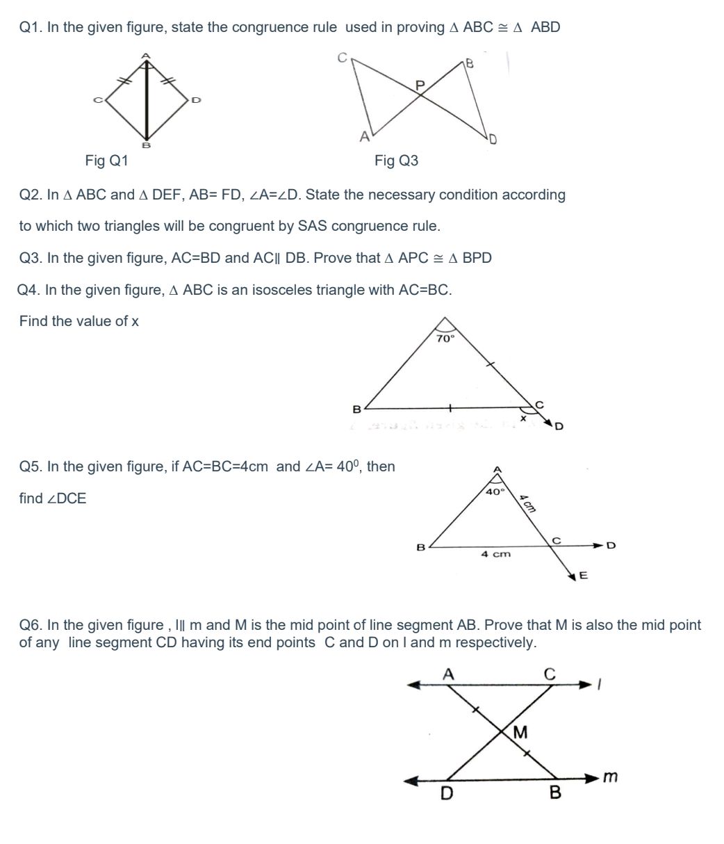 Q1. In the given figure, state the | StudyX
