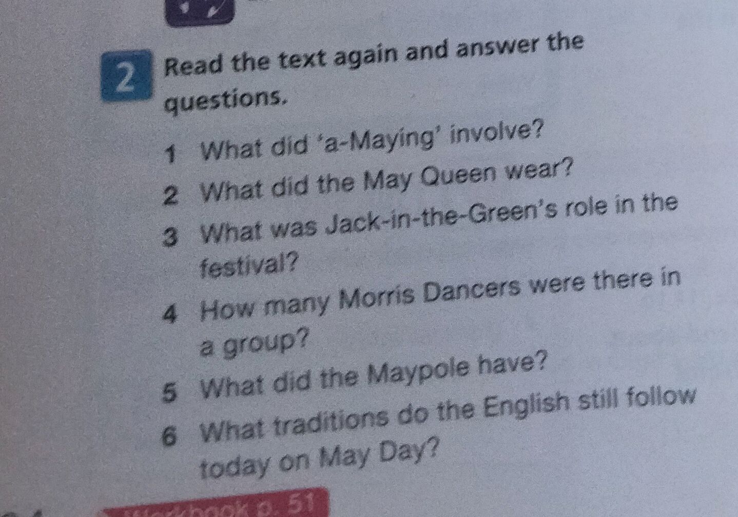 2 Read the text again and answer the | StudyX