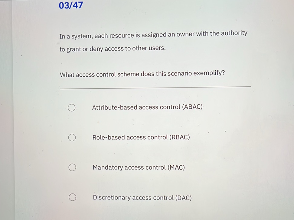 In a system, each resource is assigned an | StudyX