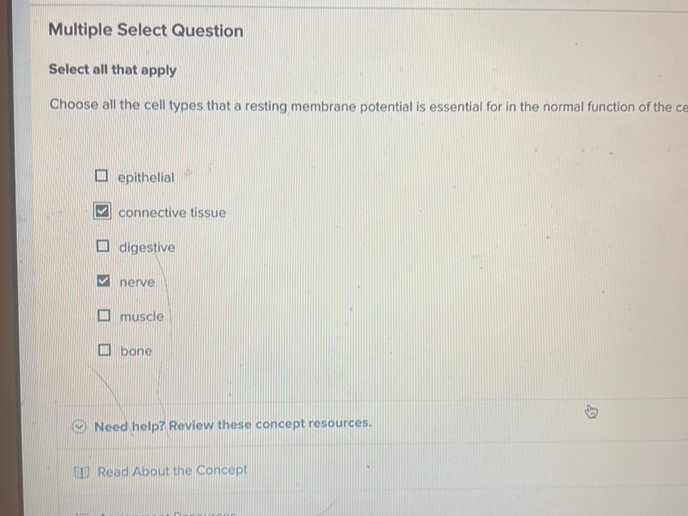 Multiple Select Question Select all that | StudyX