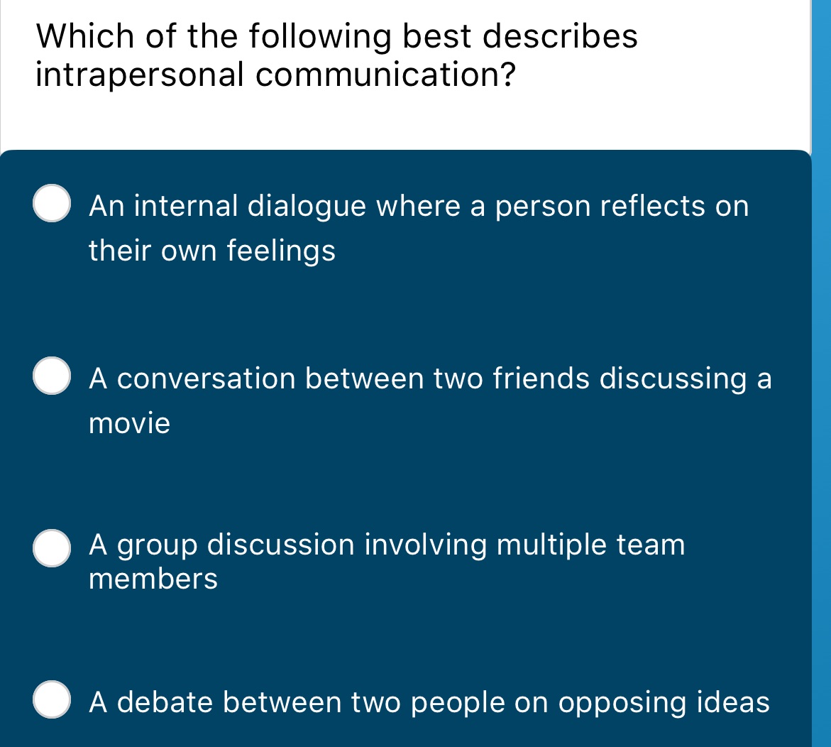 Which of the following best describes | StudyX