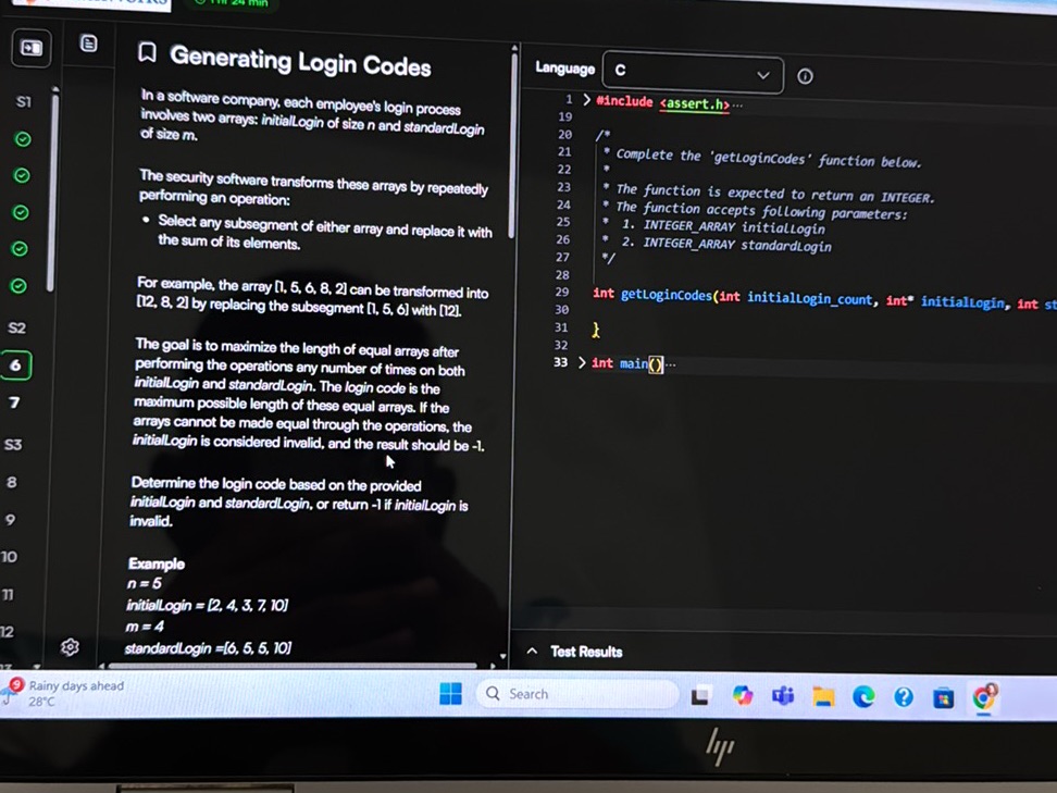 Computer Login Codes Generating Login Codes In a software | StudyX