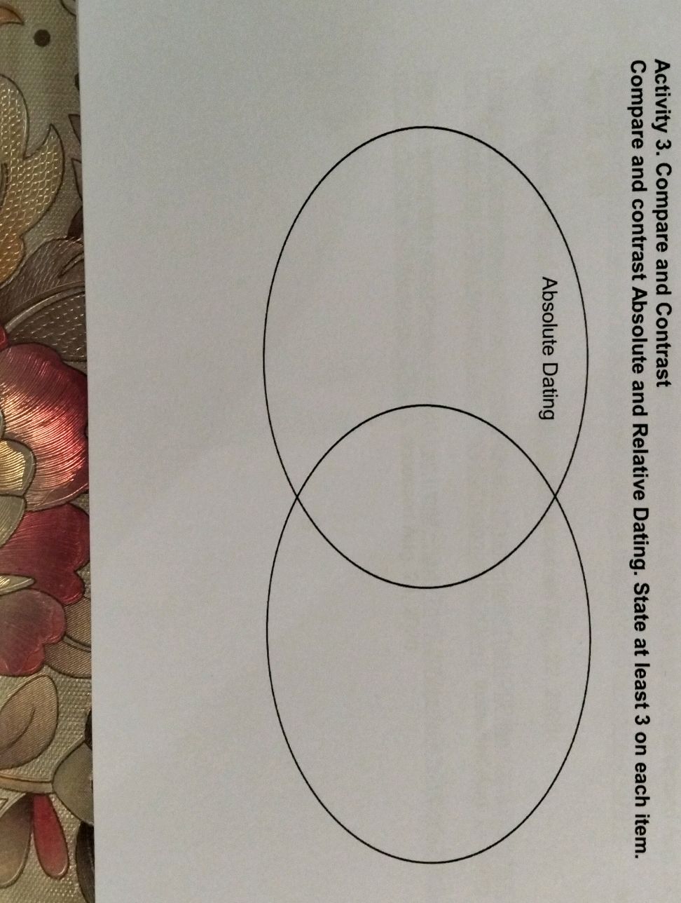 Activity 3. Compare and Contrast Compare and | StudyX