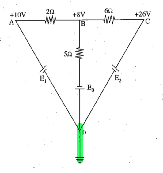 The image contains a circuit diagram showing | StudyX