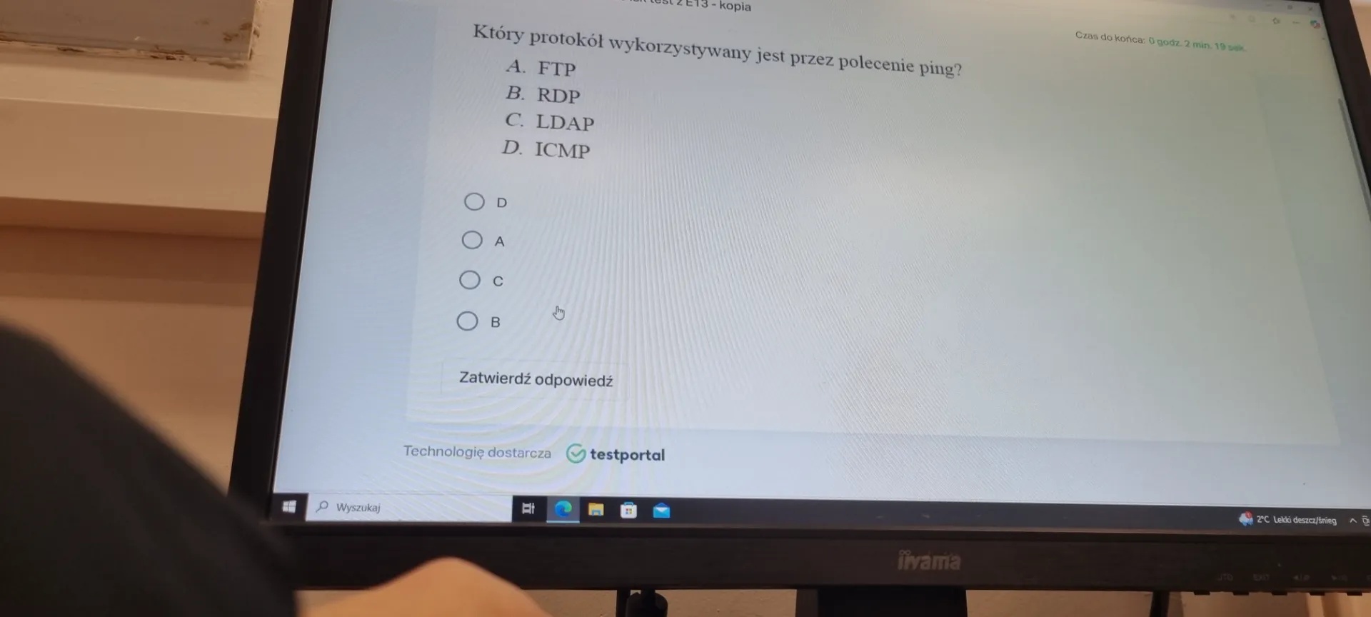 Ktry protok wykorzystywany jest przez | StudyX