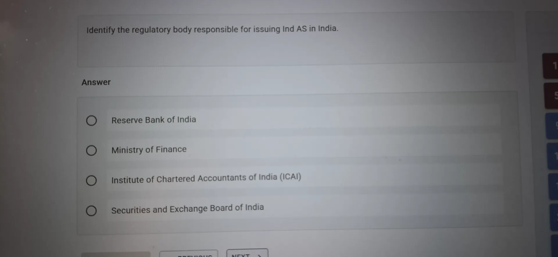 Identify the regulatory body responsible for | StudyX