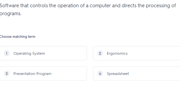 Software Clone Os Software that controls the operation of a