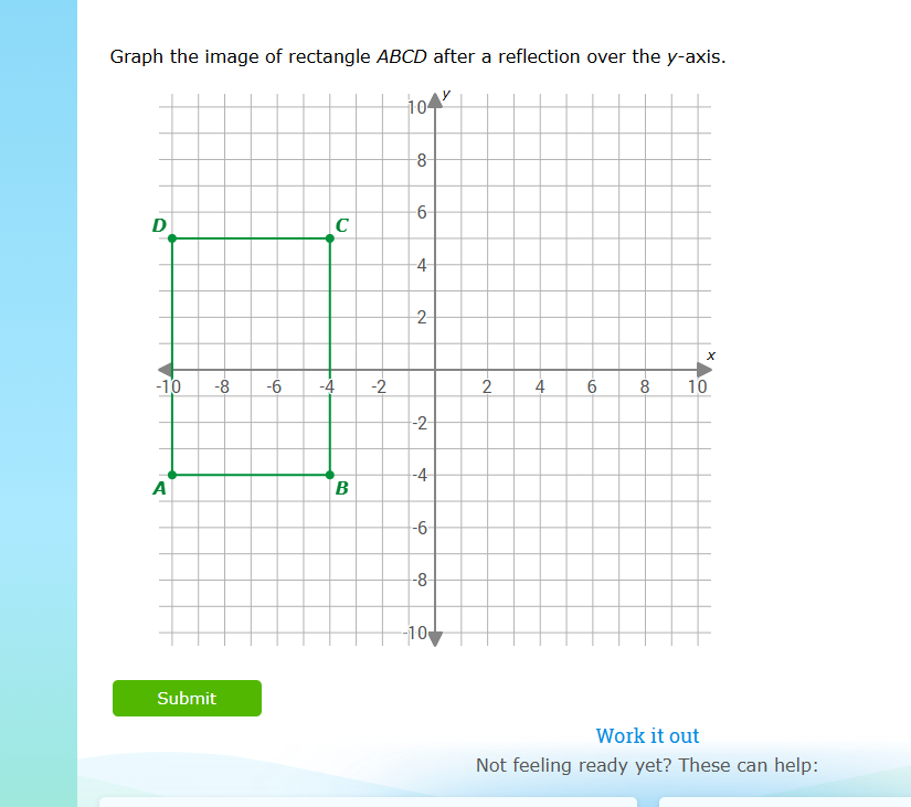 Abcd Math Graph Rule Graph the image of rectangle ABCD after a
