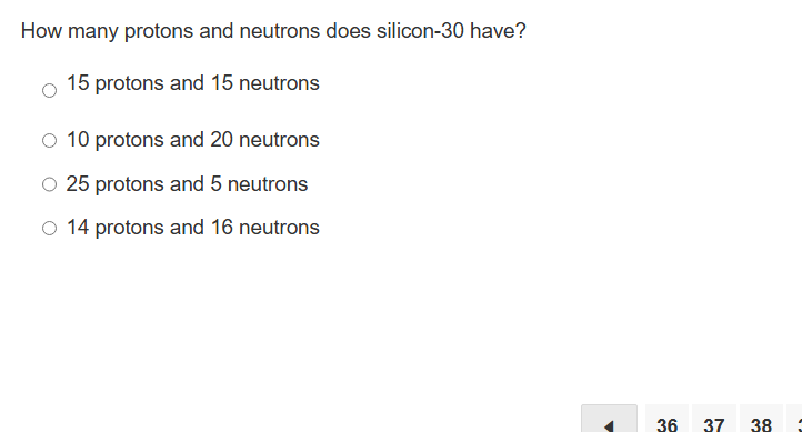 How many protons and neutrons does