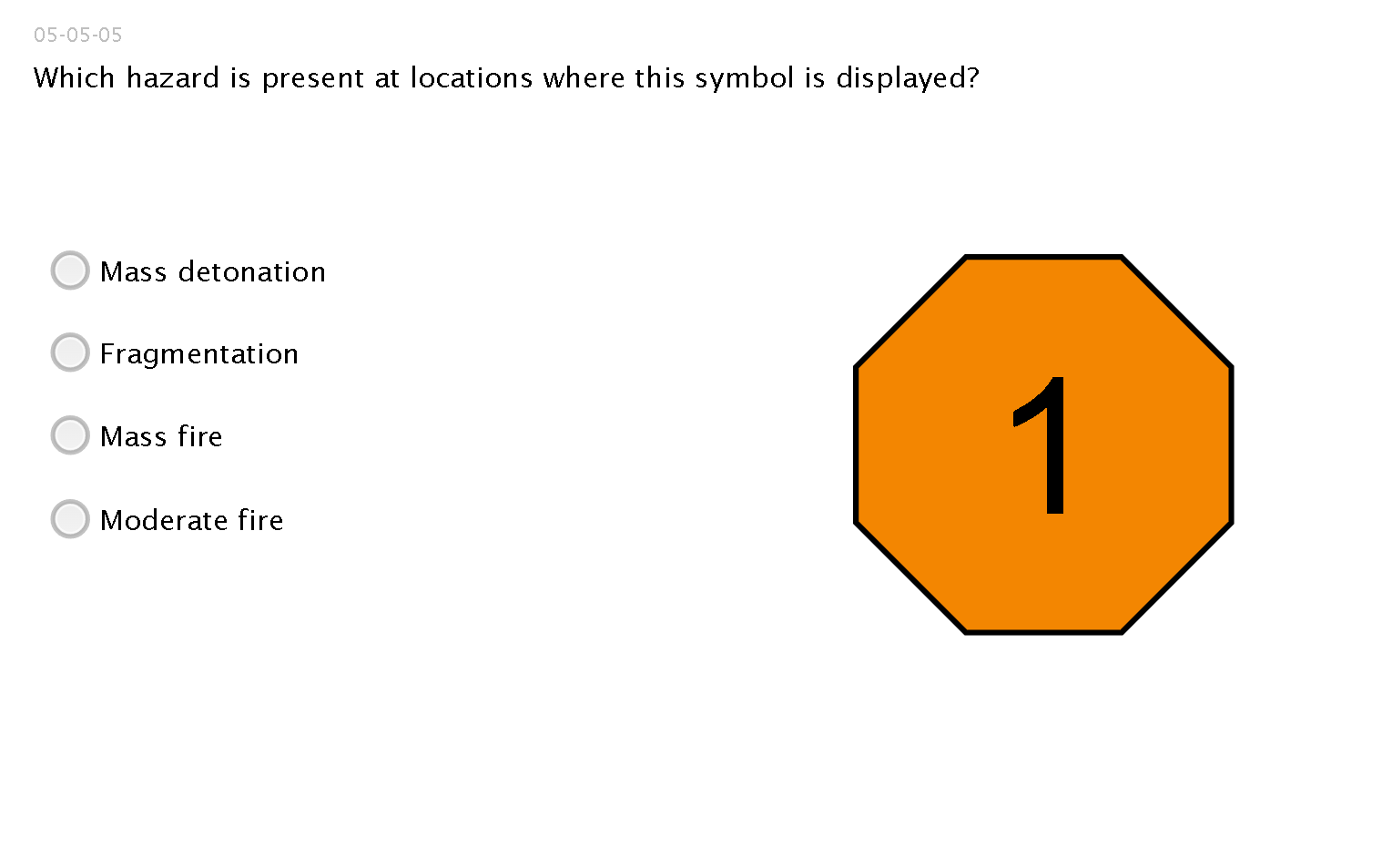 Which hazard is present at locations where | StudyX