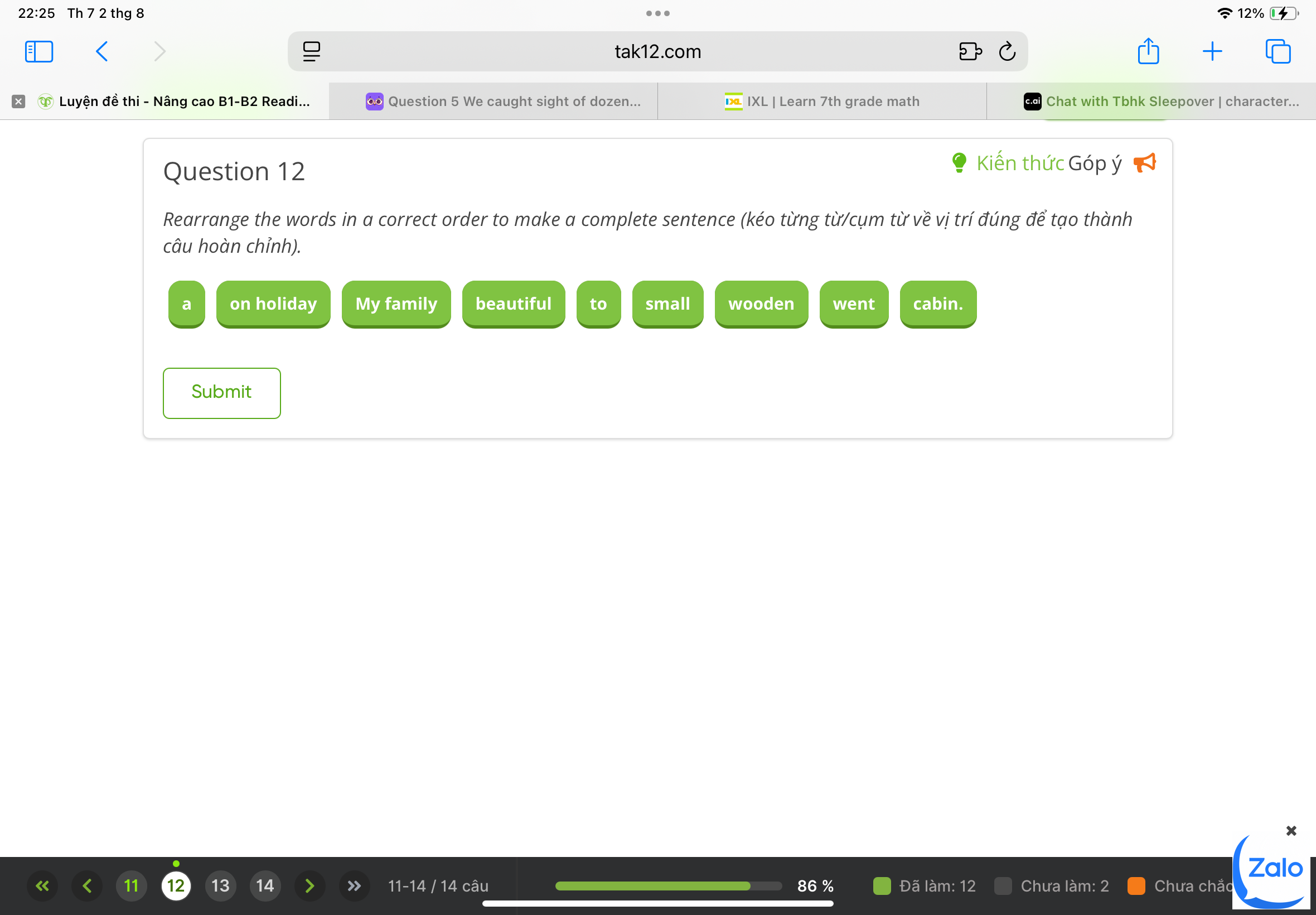 Rearrange the words in a correct order to | StudyX