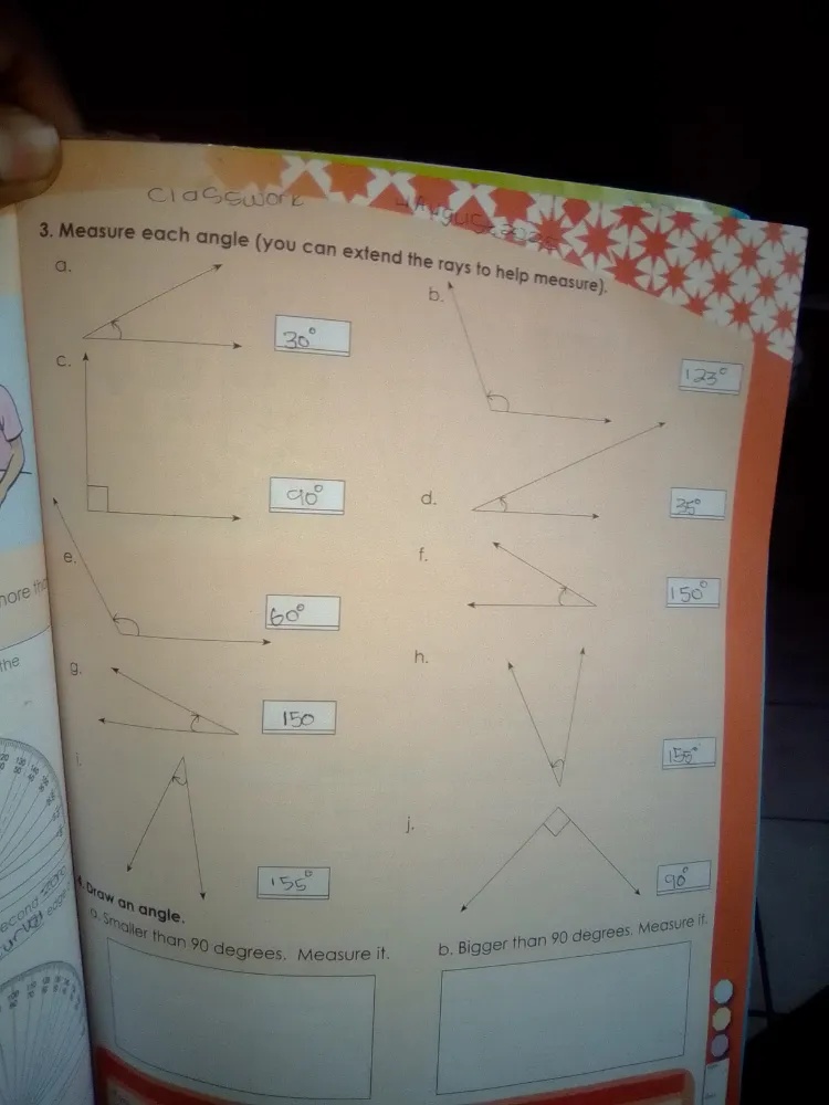 3. Measure each angle (you can extend the | StudyX