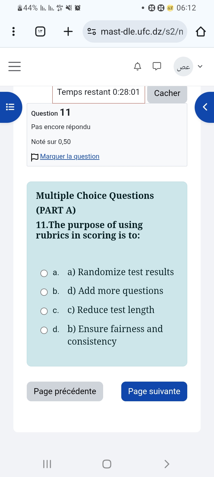 Multiple Choice Questions (PART A) 11.The | StudyX