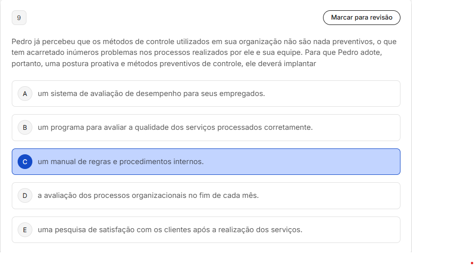 Pedro já percebeu que os métodos de controle