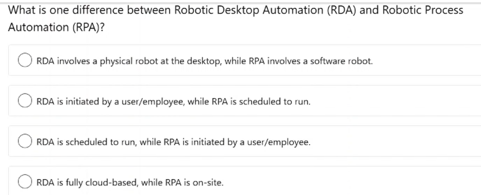 What is one difference between Robotic | StudyX