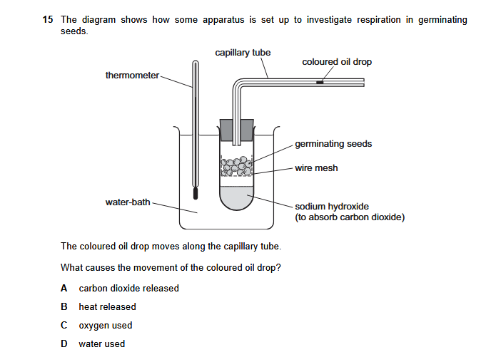 The diagram shows how some apparatus is set | StudyX