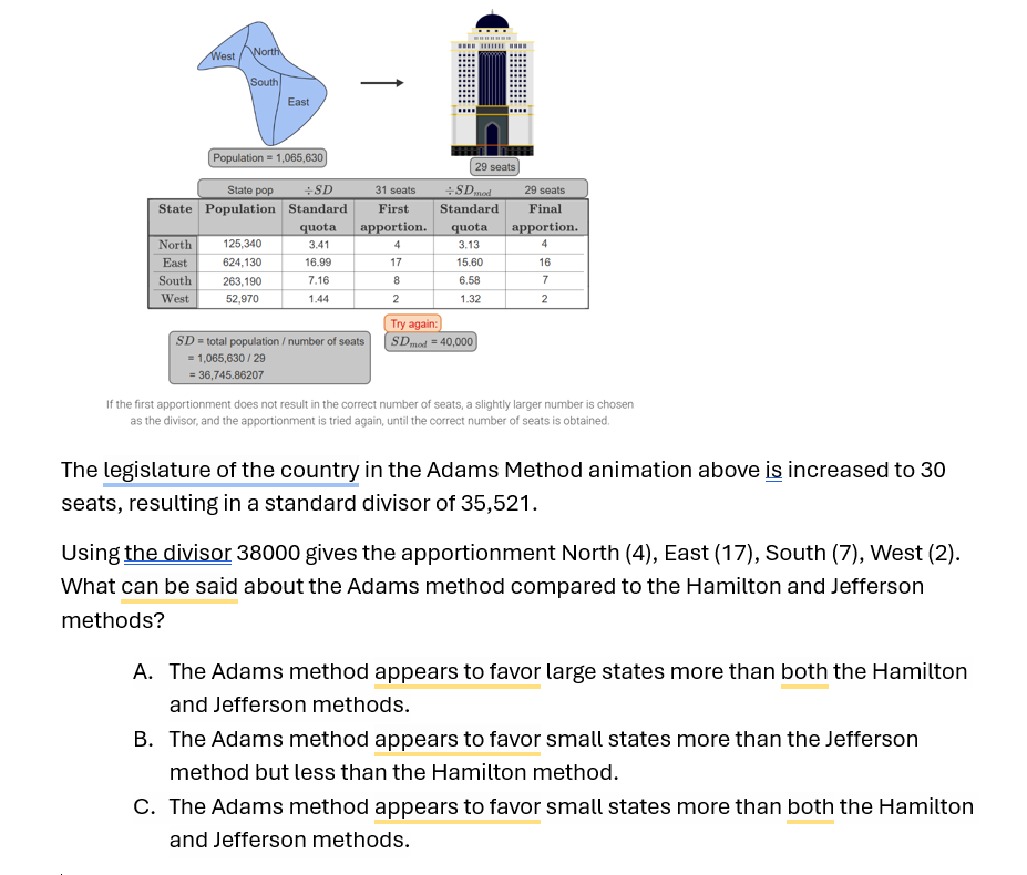 State | Population | Standard Quota | | StudyX