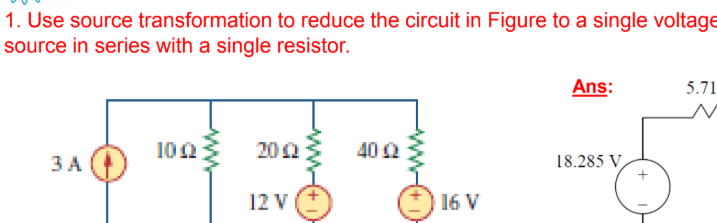 Use source transformation to reduce the | StudyX