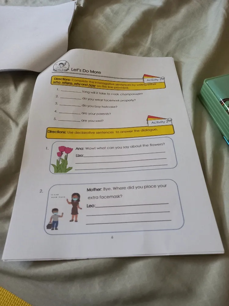 Directions: Complete the interrogative | StudyX