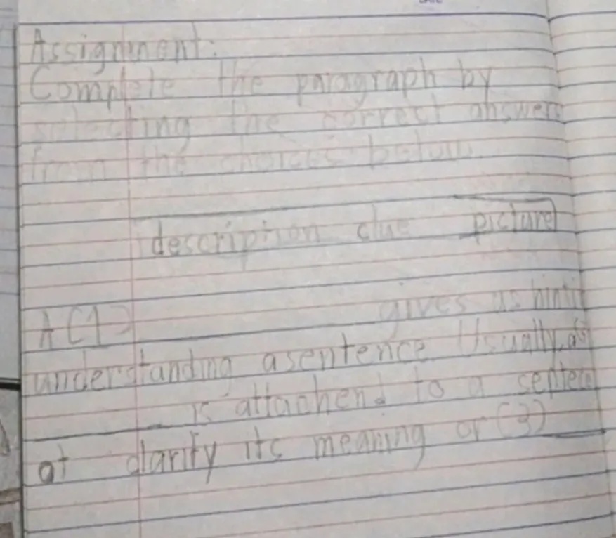 Assignment Complete the paragraph by | StudyX