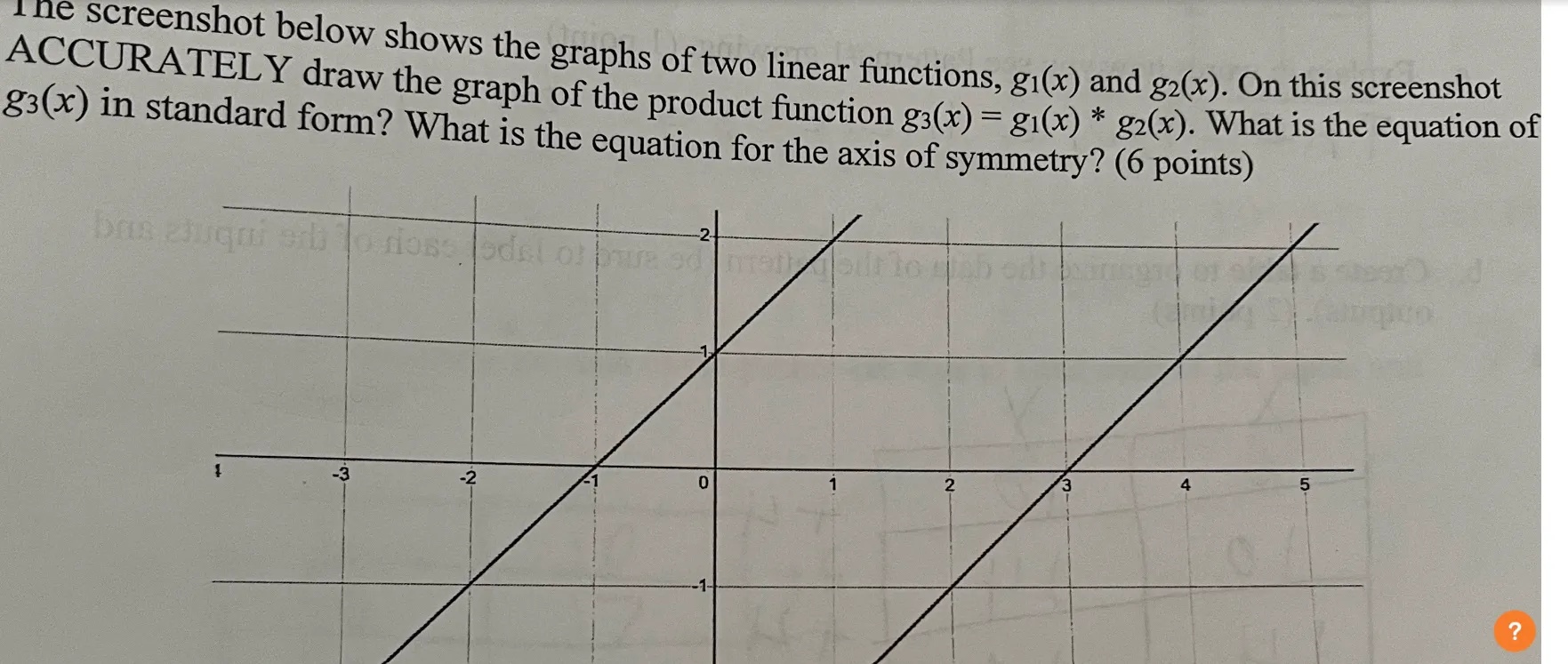 The screenshot below shows the graphs of two | StudyX