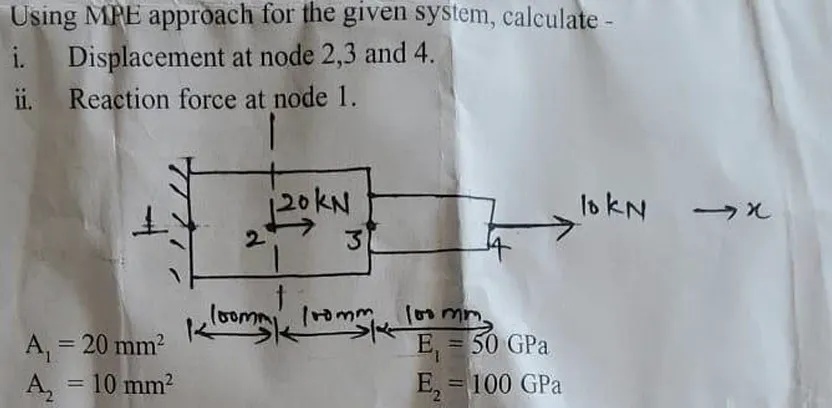 Using MPE approach for the given system | StudyX