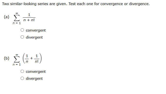 1/n convergent or divergent hotsell