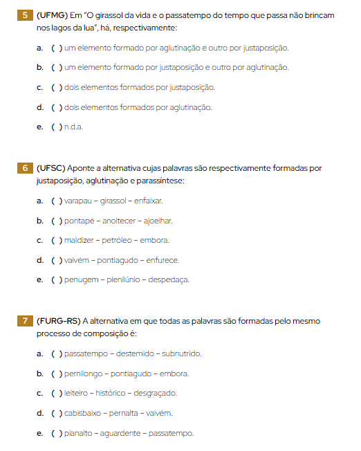 5 (UFMG) Em 