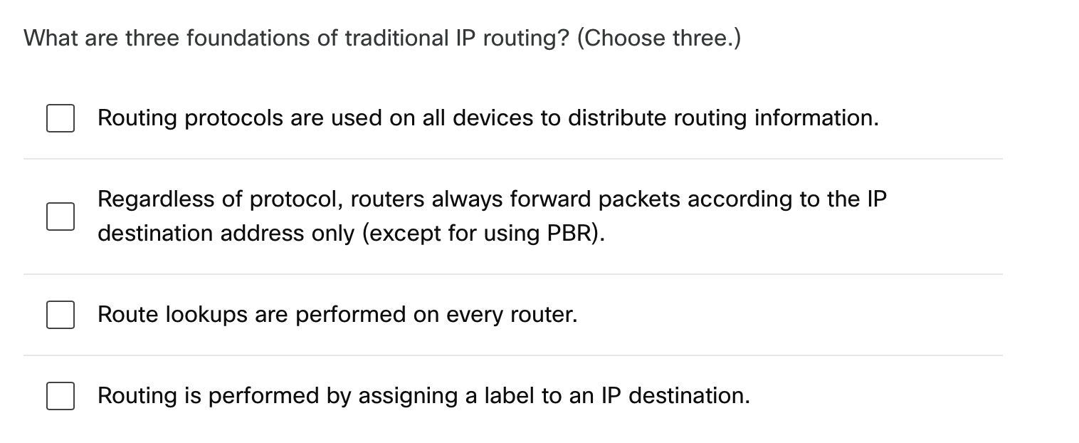 What are three foundations of traditional IP | StudyX