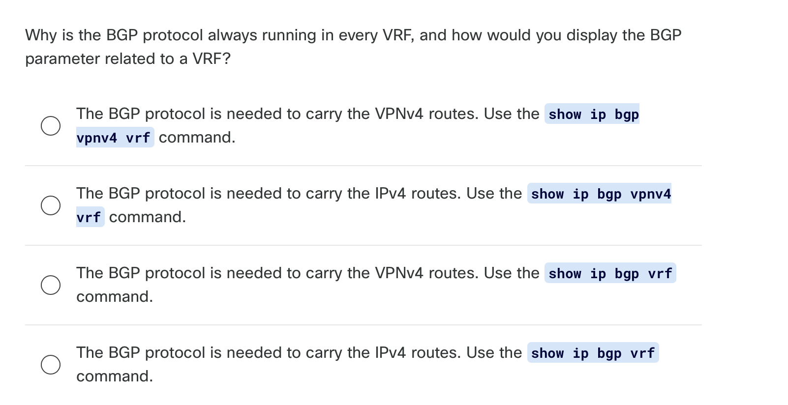 Why is the BGP protocol always running in