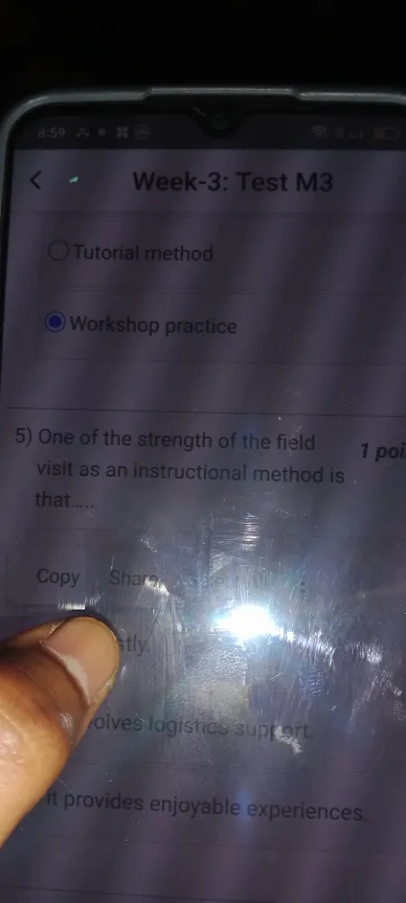 Tutorial method Workshop practice 5) One of | StudyX