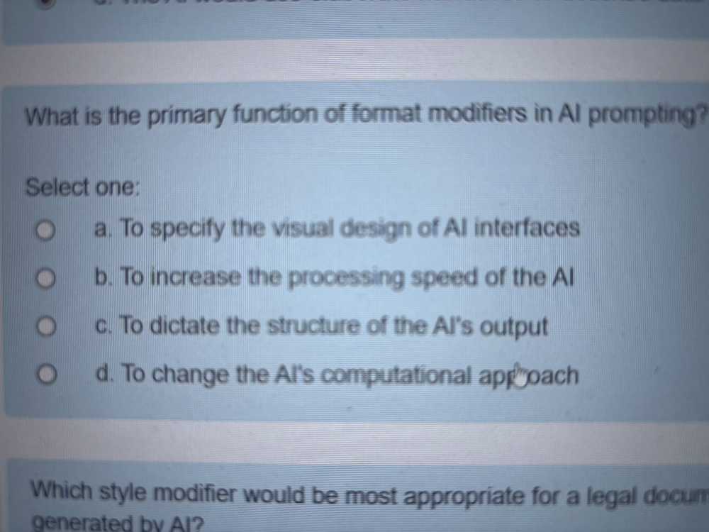 What is the primary function of format | StudyX