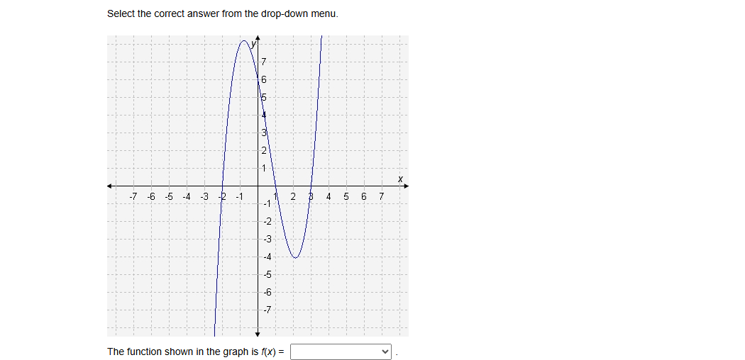 Select the correct answer from the drop-down | StudyX