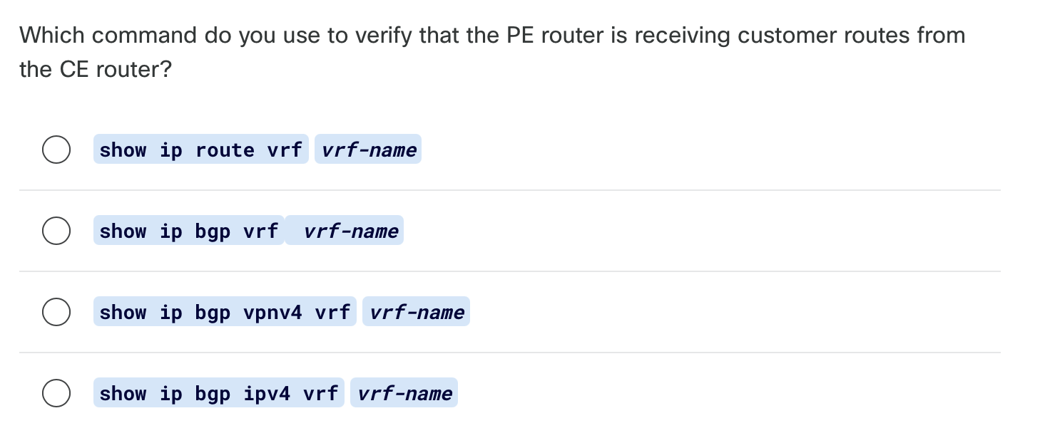 Which command do you use to verify that the | StudyX