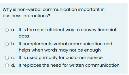 Why is non-verbal communication important in