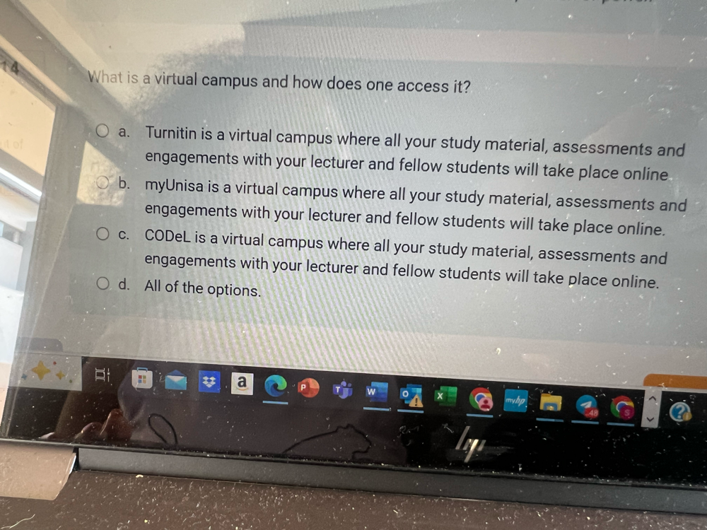 What is a virtual campus and how does one