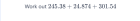 Adding Decimals: 245.38 + 24.874 + 301.54