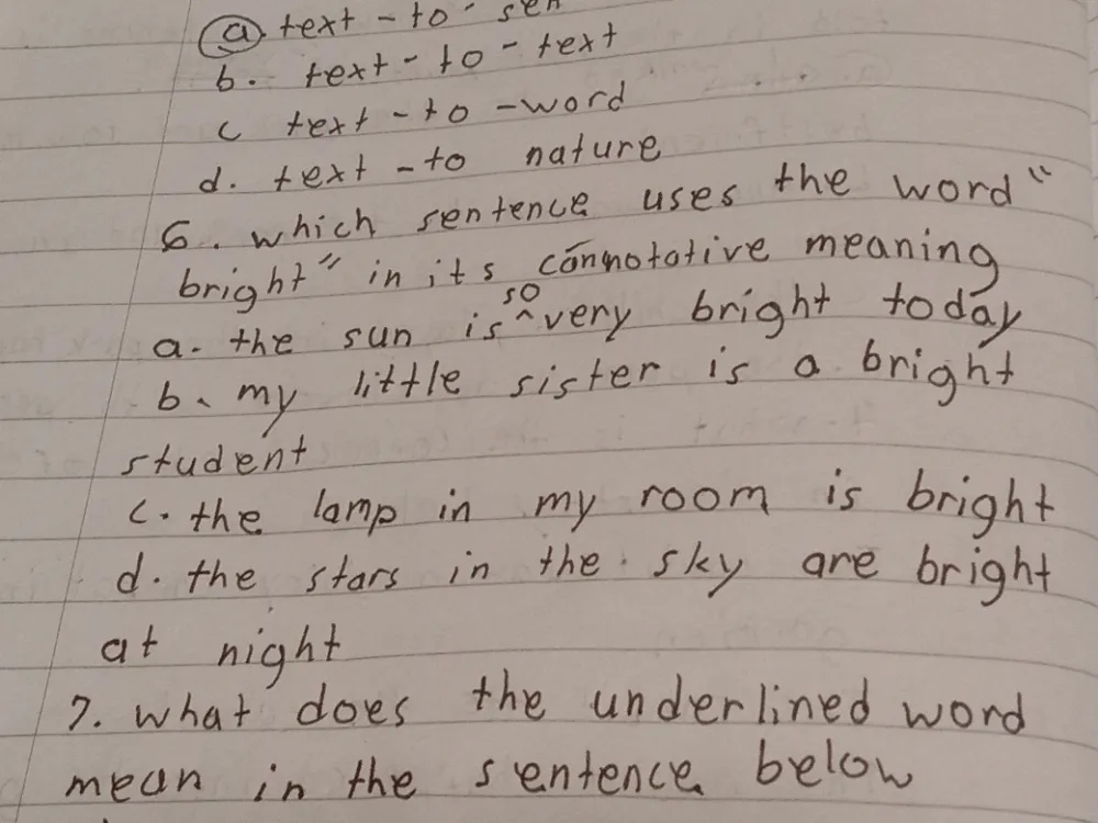 Which sentence uses the word 