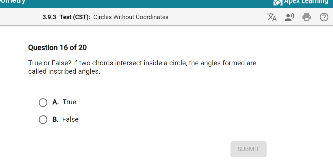 Post Test: Circles With And Without Coordinates
