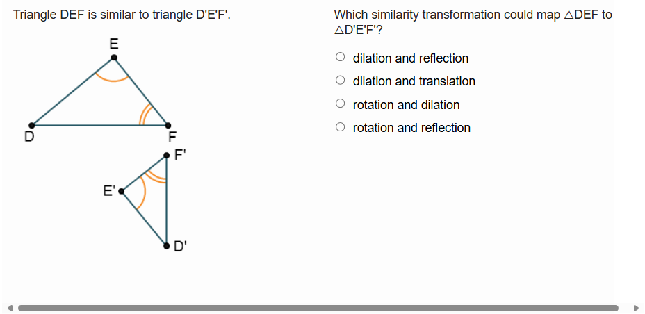 Similar Def Math Triangle DEF is similar to triangle D'E'F'.