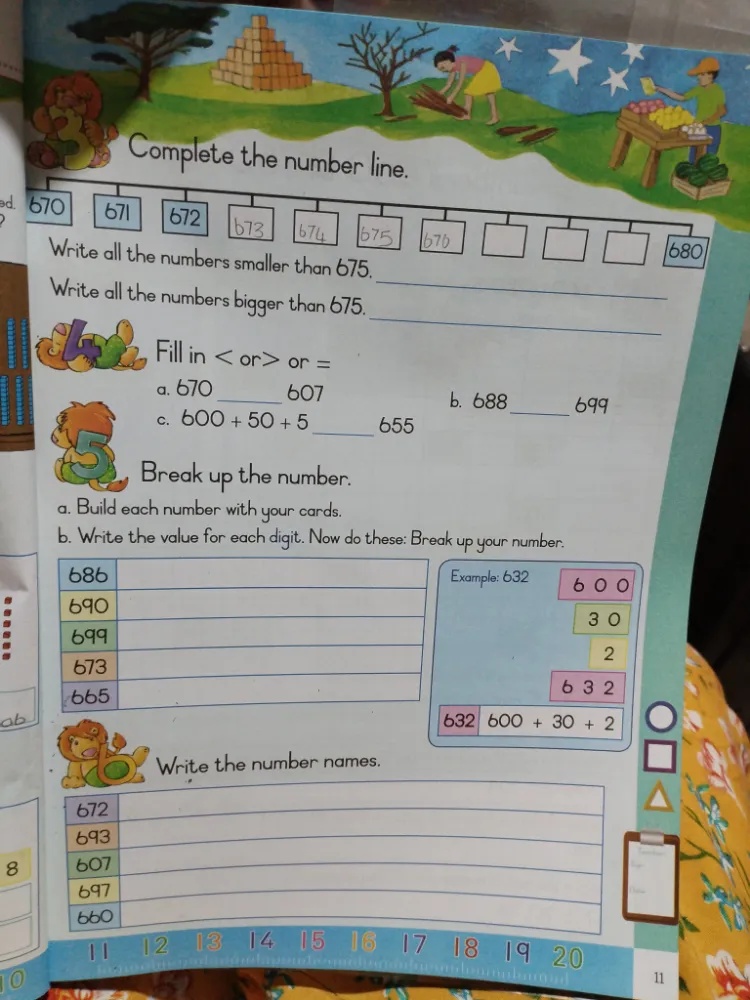 Complete the number line. 670 671 672 673 | StudyX
