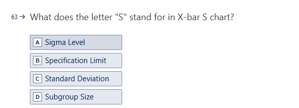 63 → What does the letter 